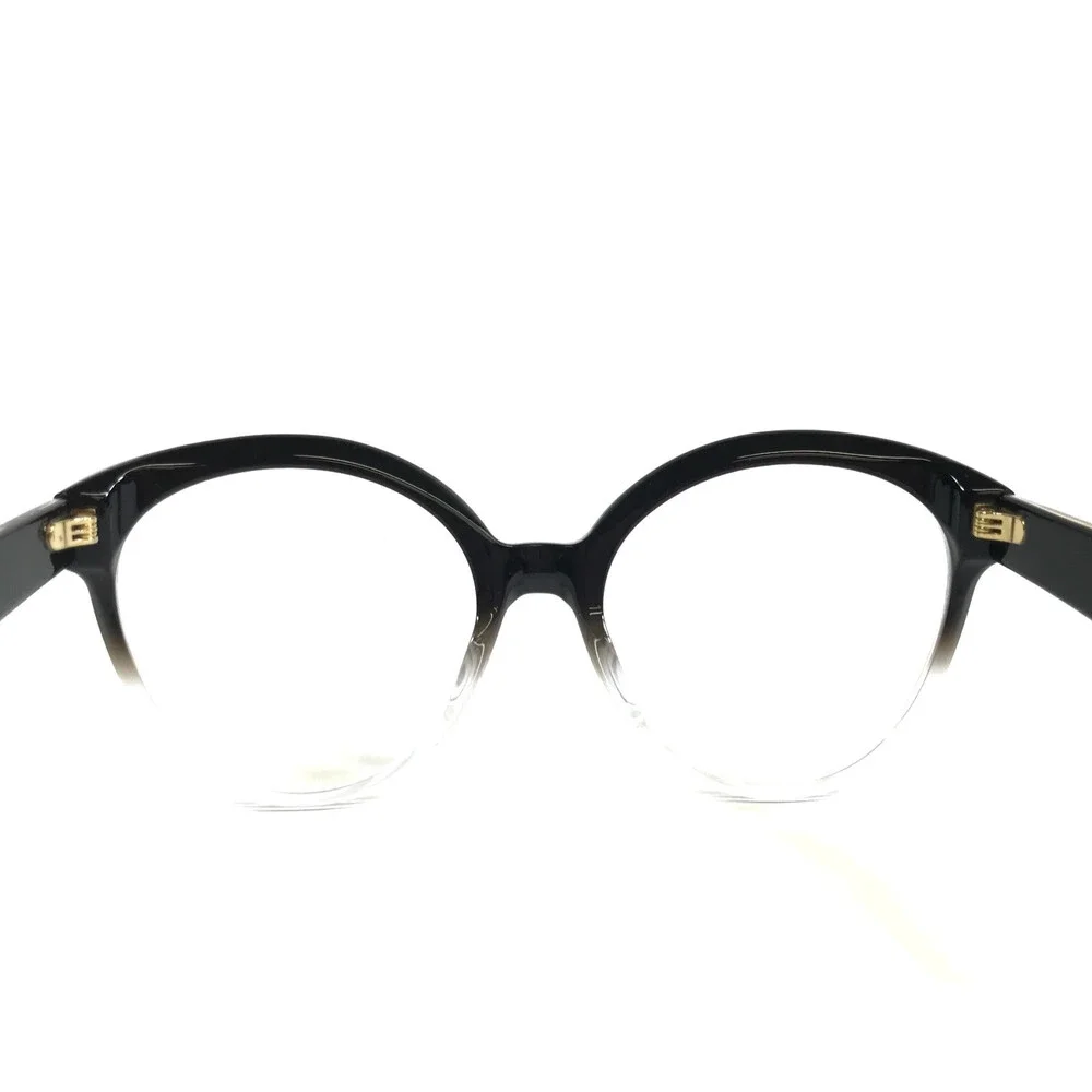 Alfred Kerbs Eyeglasses Frames ANDREA BK Black Gradient Round Full Rim 53-18-143
